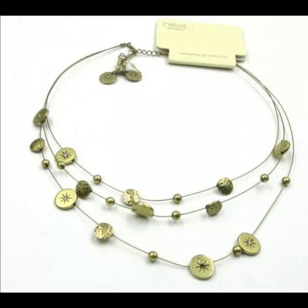 New Unique Star Charms Necklace And Earrings Set.